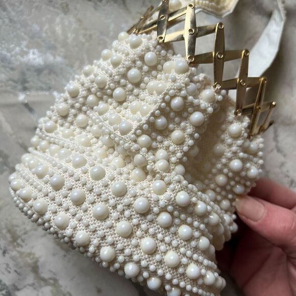 Vintage Beaded hand Potli mini handbag - Picture 7 of 11